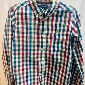 U.S. Polo Assn. Boys Multicolor Checkered Shirt